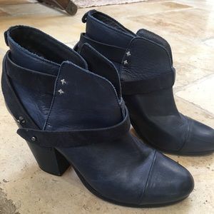 Rag and Bone Harrow Boot in Navy